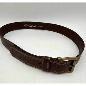 HD Xtreme Brown Top Grain Leather Work Belt - Men's Size 38 N-2710602